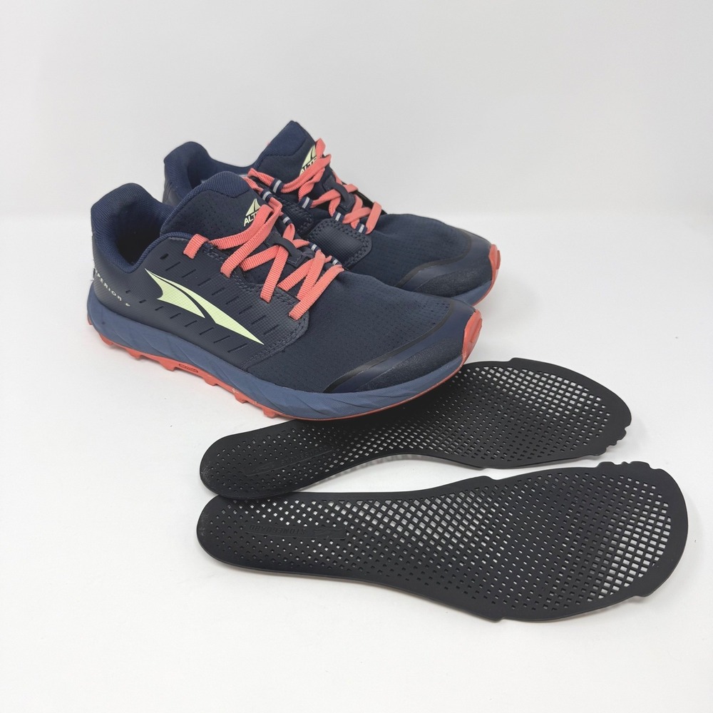 Altra Superior 5 Women 6.5 Navy Coral Trail Running Shoes AL0A5483442 StoneGuard